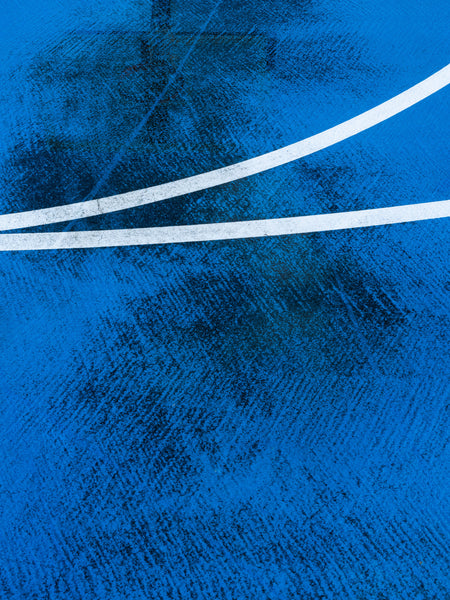 Two Lines on Blue, fine art photograph by WESDEN Studio