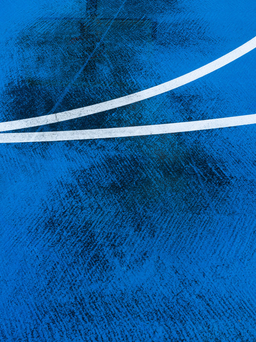 Two Lines on Blue, fine art photograph by WESDEN Studio