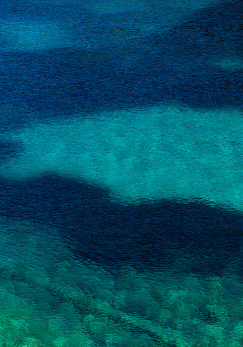 Blue Descent, fine art photograph by WESDEN Studio