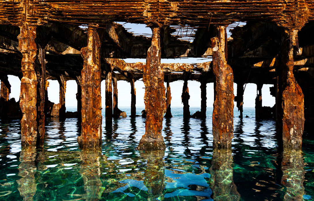 Rust Colonnade, fine art photograph by WESDEN Studio