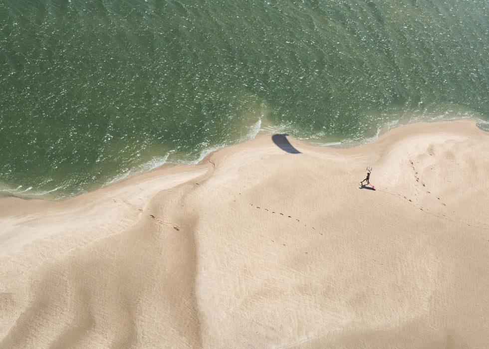 Against the Wind, aerial fine art photograph by WESDEN Studio