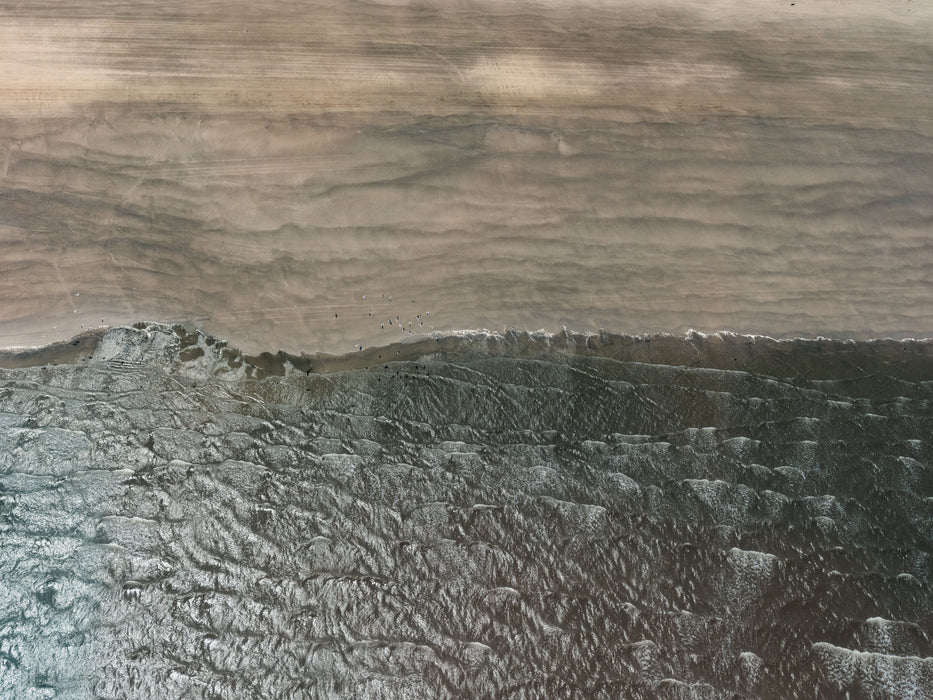 Ashen Tide, aerial fine art photograph by WESDEN Studio