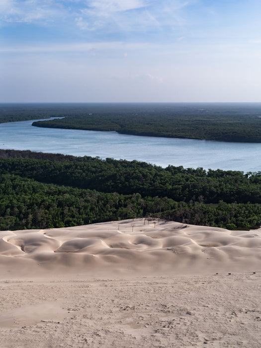 Horizon of Sand, aerial fine art photograph by WESDEN Studio