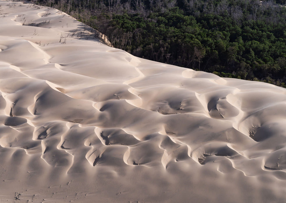 Sculpted Slope, aerial fine art photograph by WESDEN Studio