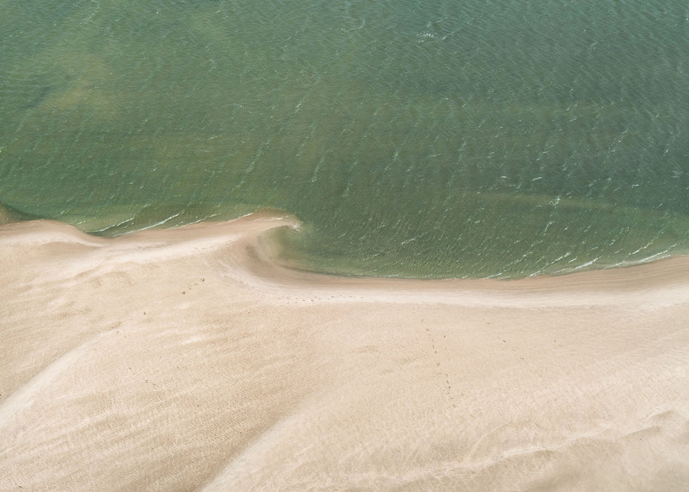 Soft Boundary, aerial fine art photograph by WESDEN Studio